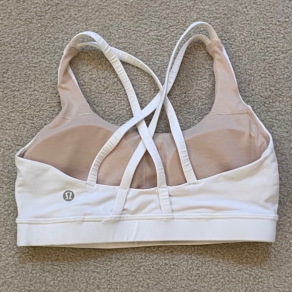 Lululemon Energy Bra White Size 6 - Picture 4 of 5